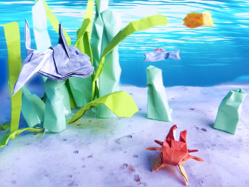 Origami onderwaterwereld