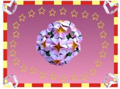 legpuzzel van een kawaii bal met bloemen