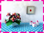 legpuzzel van roze bloemen en andere kawaii dingen