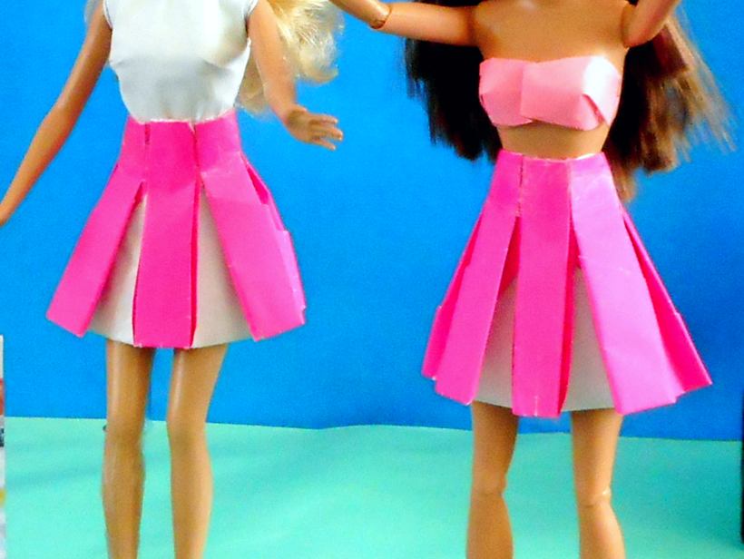 Origami Cheerleader skirts Origami Cheerleader skirts