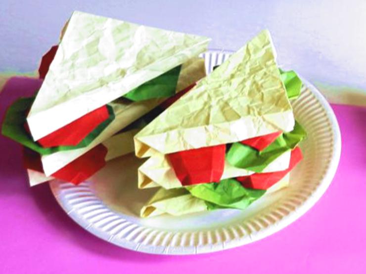 Origami Club Sandwich