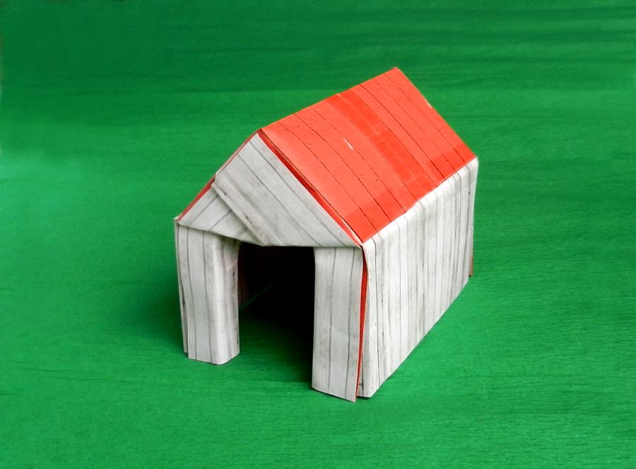 Origami Doghouse