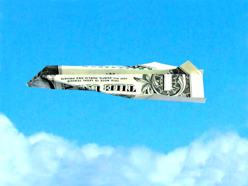 Dollar Bill Plane