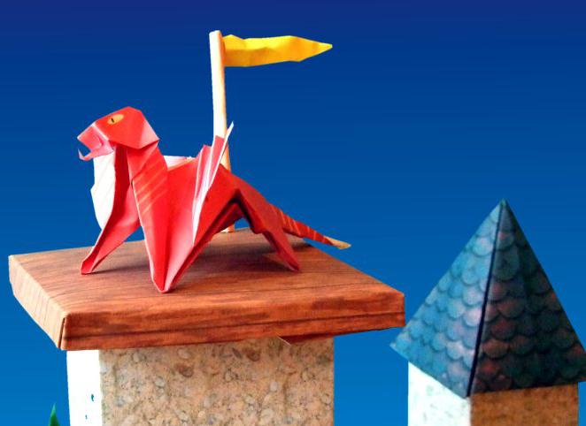 Origami Medieval Dragon