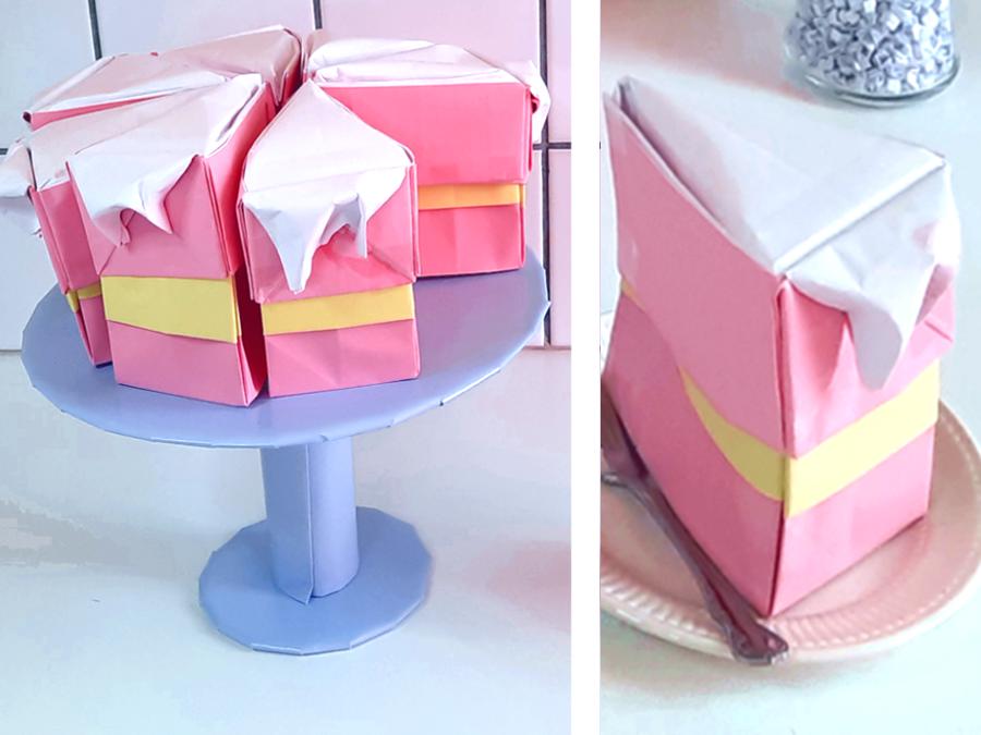 Origami Drip Cake