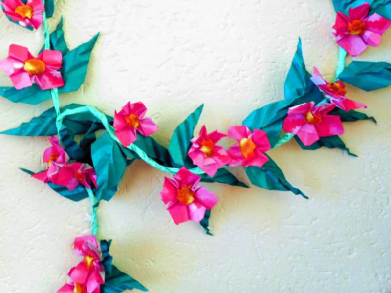 Bloemen Klimop Muurdecoratie