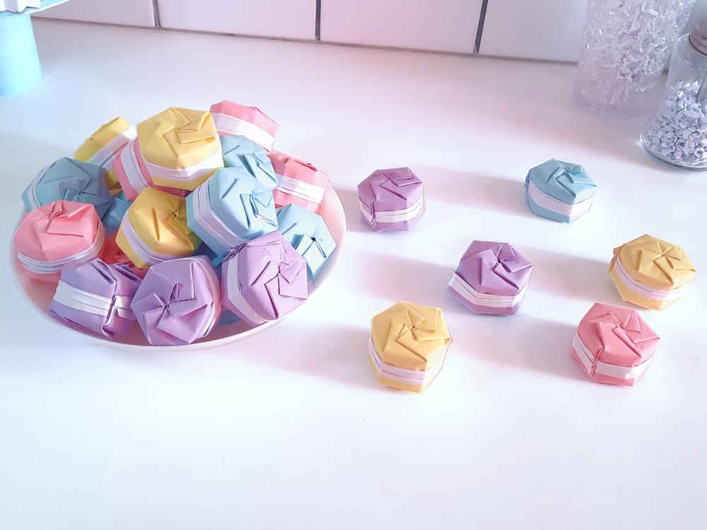 Origami Macarons