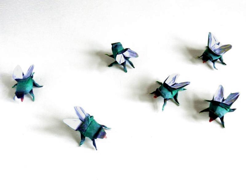 Origami Flies