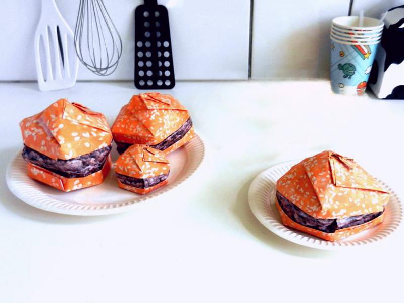 Origami Hamburgers