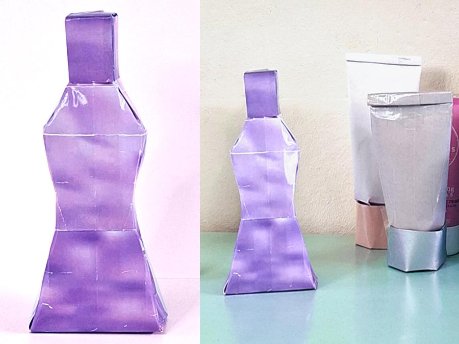 Origami Lotion Flask