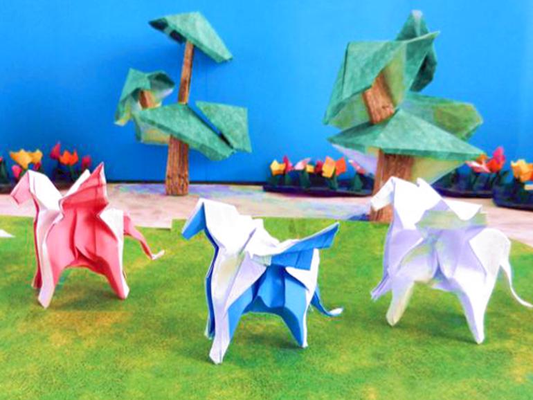 Origami Pegasus winged Horses