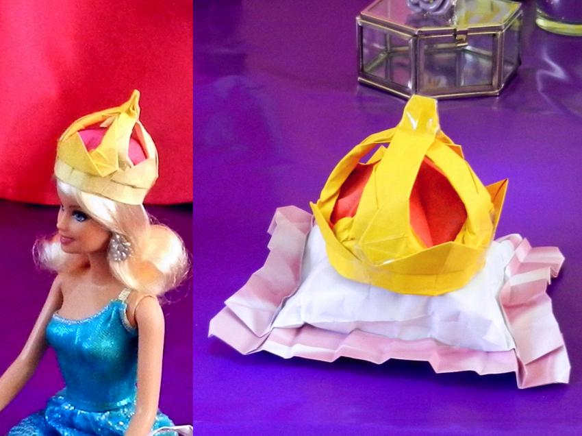 Origami Queens Crown Origami Queens Crown