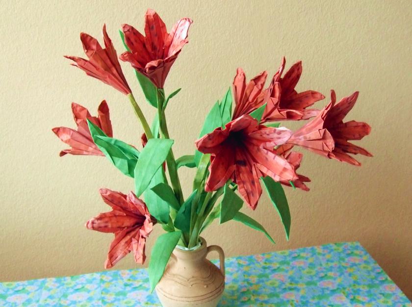 Origami Tiger Lily