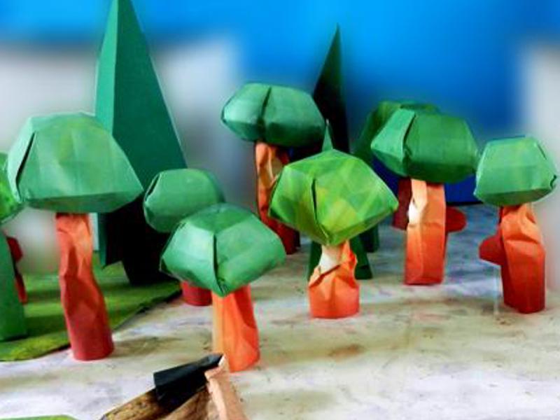 Origami Trees